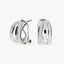 Pendientes de plata 1ª ley circonitas 16 mm