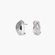 Pendientes de plata 1ª ley circonitas 16 mm