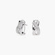 Pendientes de plata 1ª ley circonitas 16 mm
