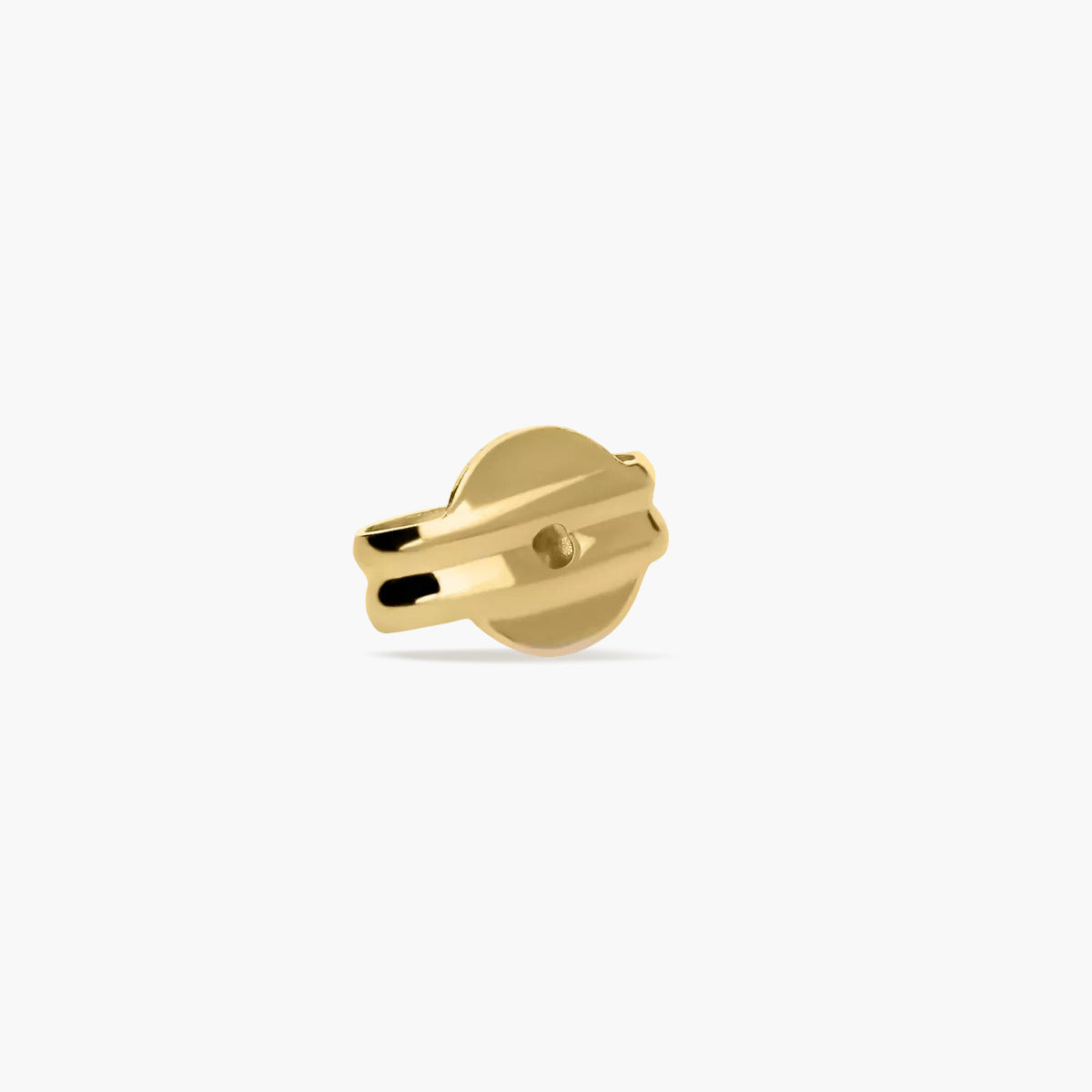 Cierre presión de oro 18K 6 mm