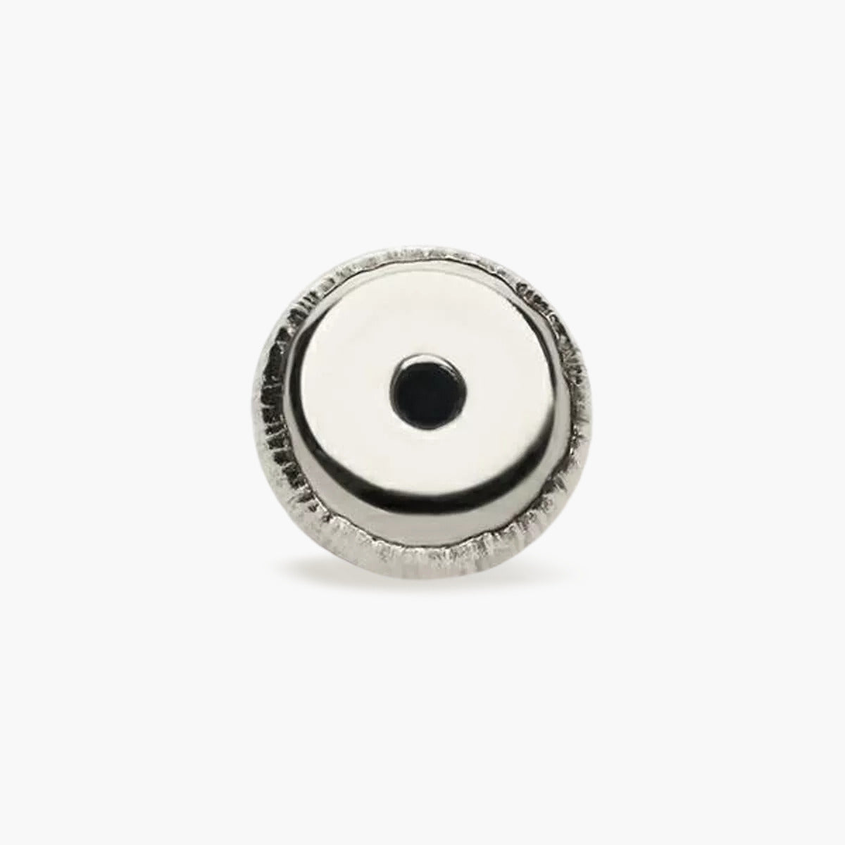 Tuerca de oro blanco 18K 5mm