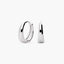 Pendientes de aro disminución de plata 1ª ley 13 mm