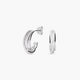 Pendientes de plata 1ª ley circonitas 16 mm