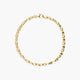 Pulsera de oro bicolor 18K 21 cm