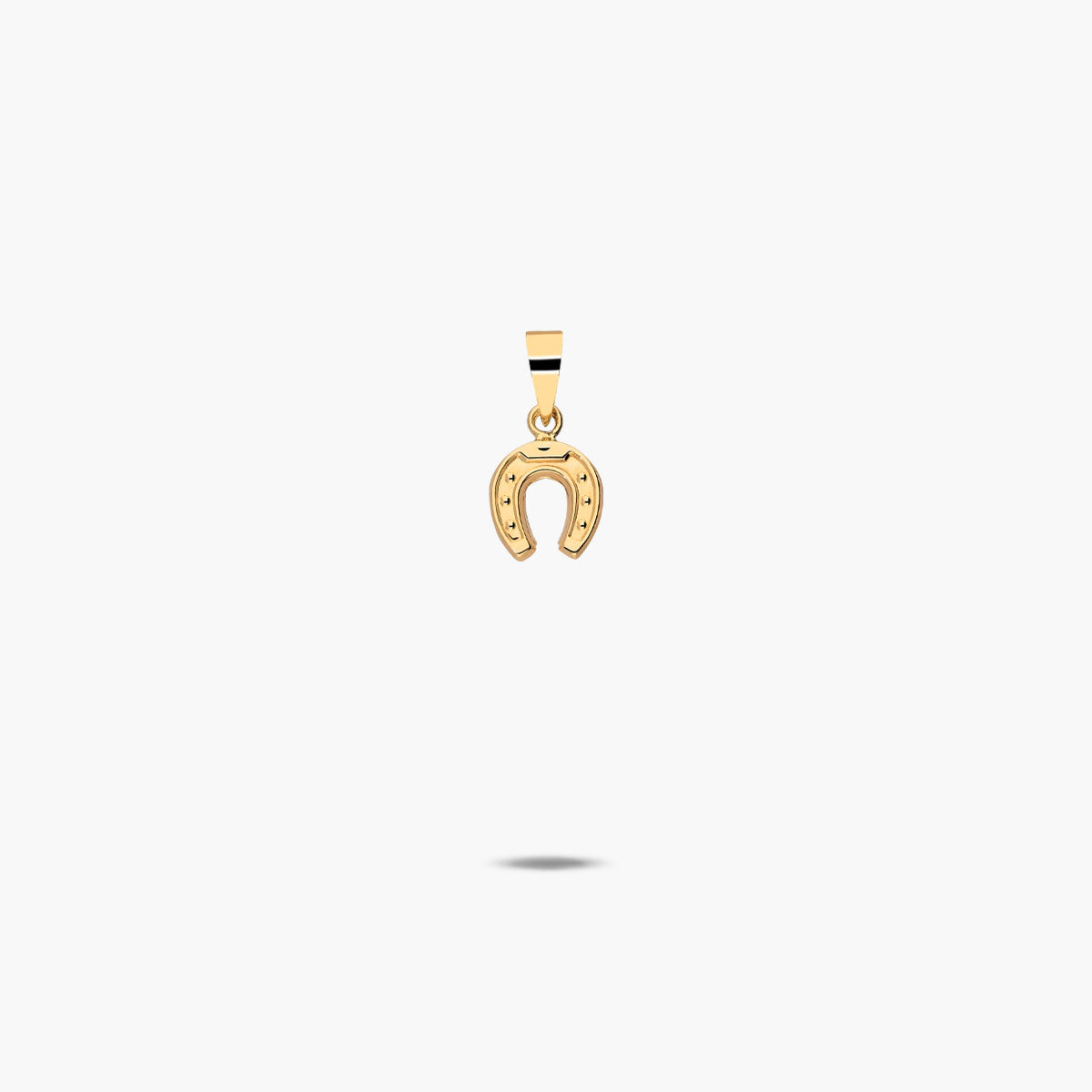 Colgante herradura de oro 18K 8 mm