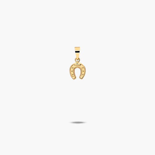 Colgante herradura de oro 18K 8 mm