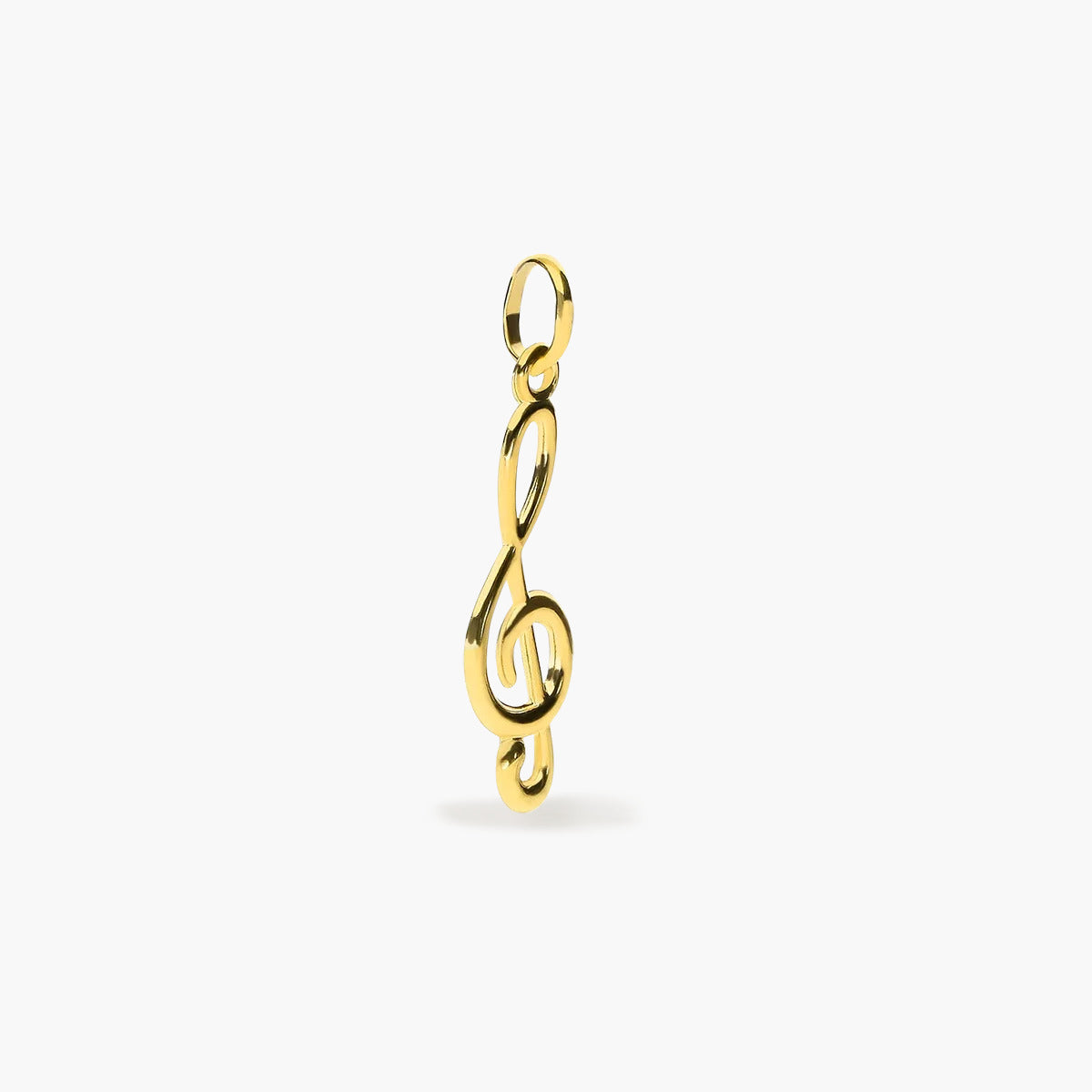 Colgante clave de sol de oro 18K 20 mm