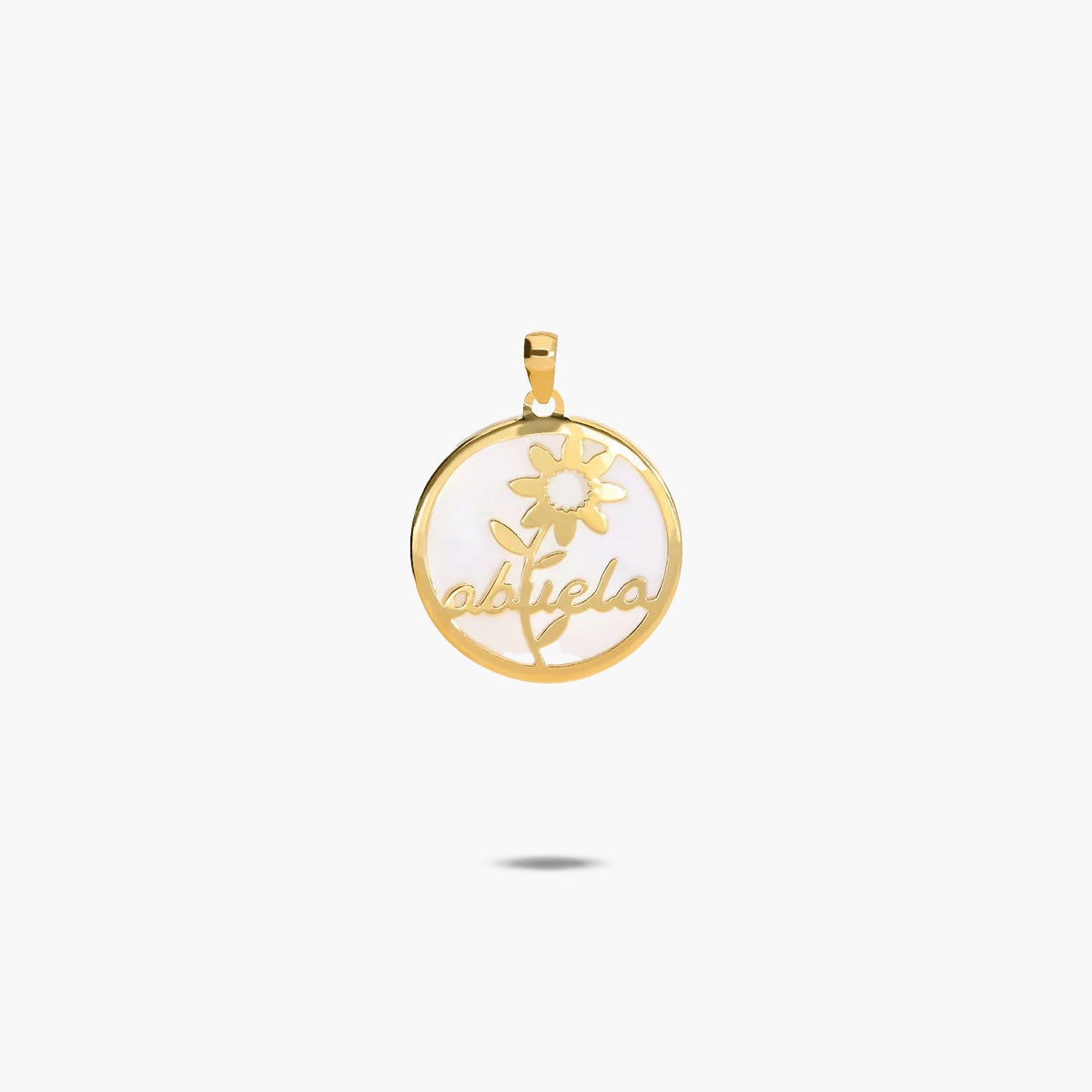 Colgante de oro 18K "Abuela" 16 mm