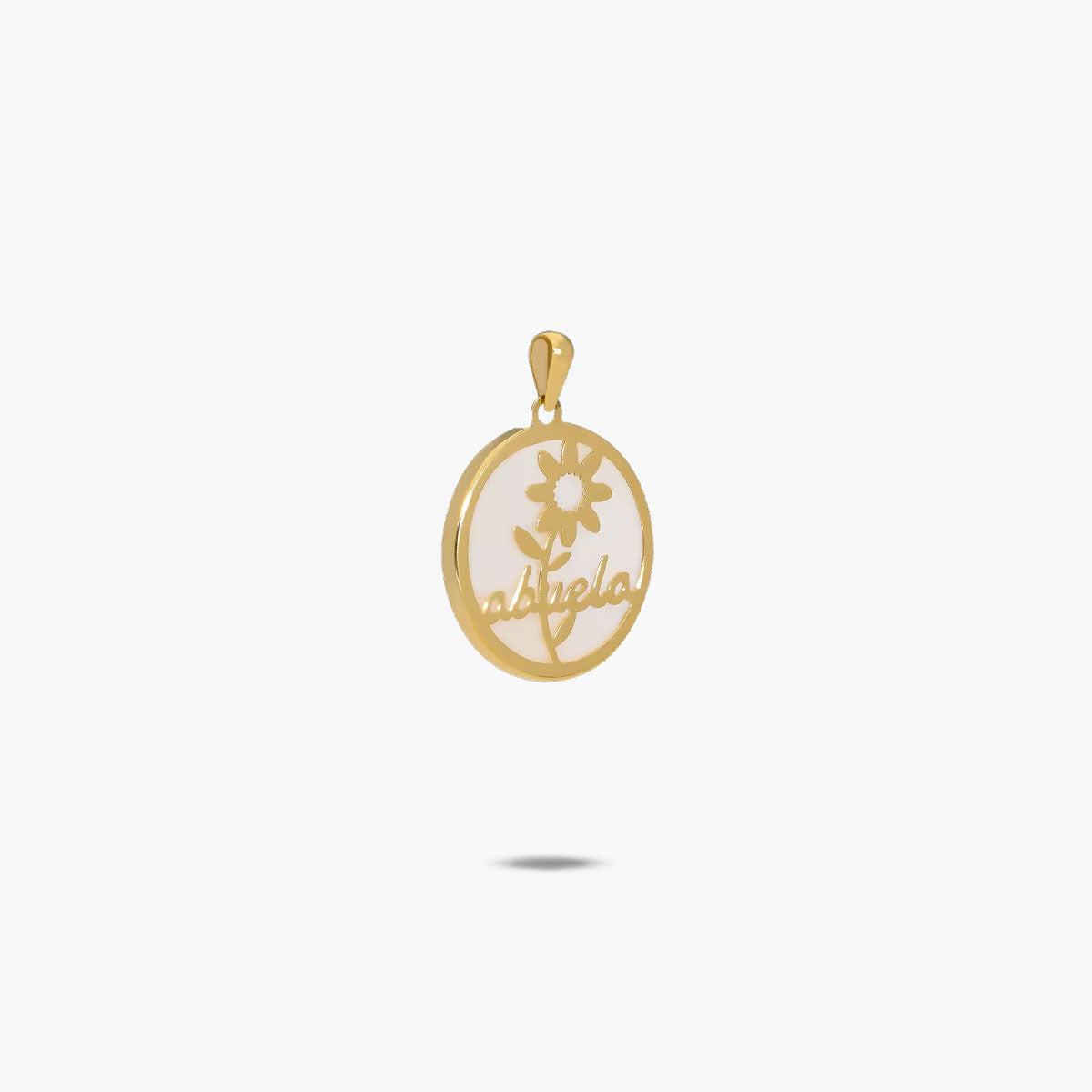 Colgante de oro 18K "Abuela" 16 mm