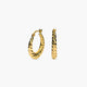 Pendientes de aro disminución de oro 18K 16 mm