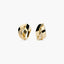 Pendientes de oro 18K circonitas bagué 14 mm