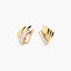 Pendientes de oro 18K circonitas bagué 15 mm