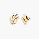 Pendientes de oro 18K circonitas bagué 15 mm