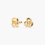 Pendientes de oro 18K triple nudo 13 mm