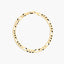 Pulsera de oro 18K programada 19 cm
