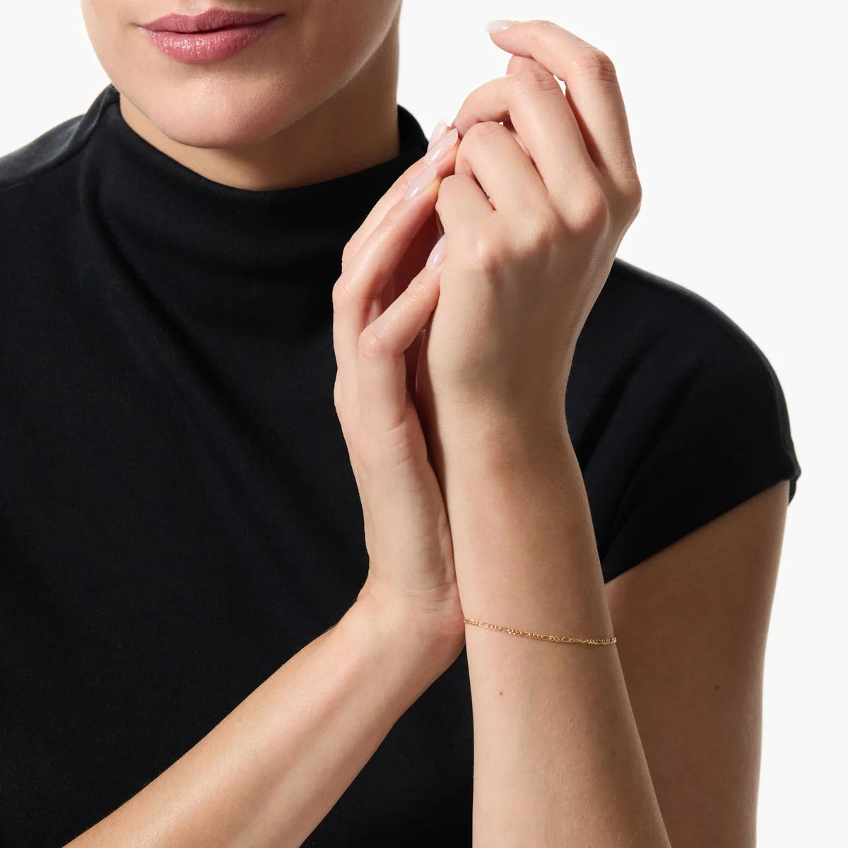 Pulsera de oro 18K programada 19 cm
