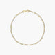 Pulsera de oro 18K programada 19 cm