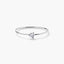 Anillo de oro blanco 18K 