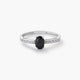 Anillo de oro blanco 18K 
