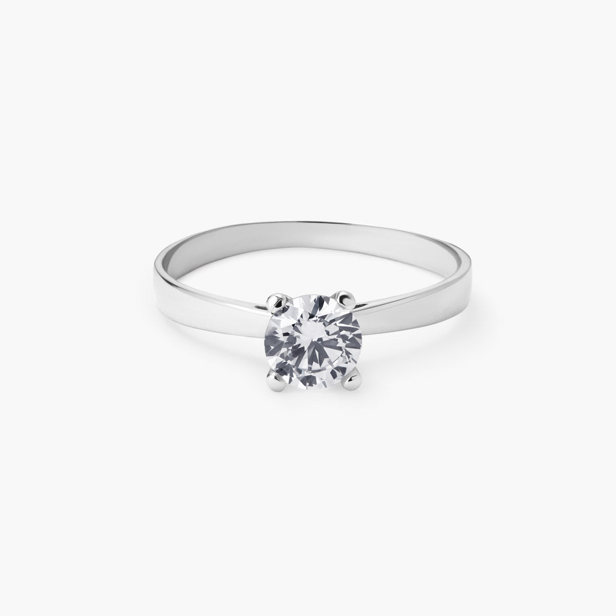Anillo de oro blanco 18K PLANET