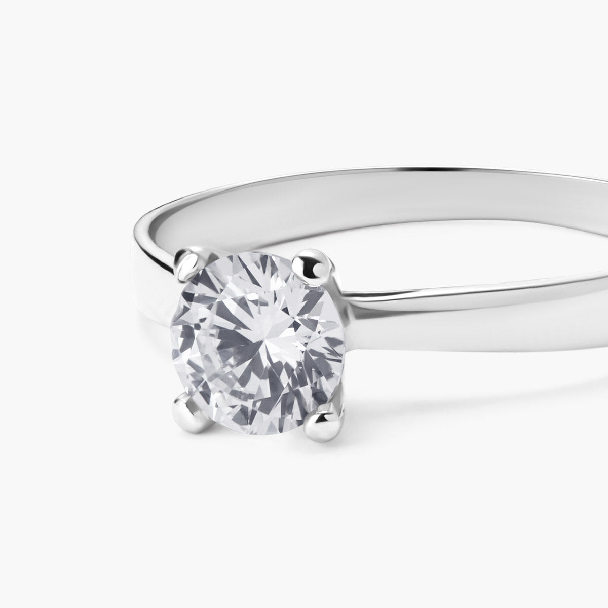 Anillo de oro blanco 18K PLANET