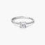 Anillo de oro blanco 18K 