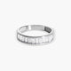 Anillo de oro blanco 18K 