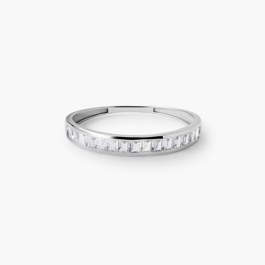 Anillo de oro blanco 18K 