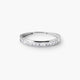 Anillo de oro blanco 18K 