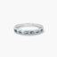 Anillo de oro blanco 18K 