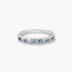 Anillo de oro blanco 18K 
