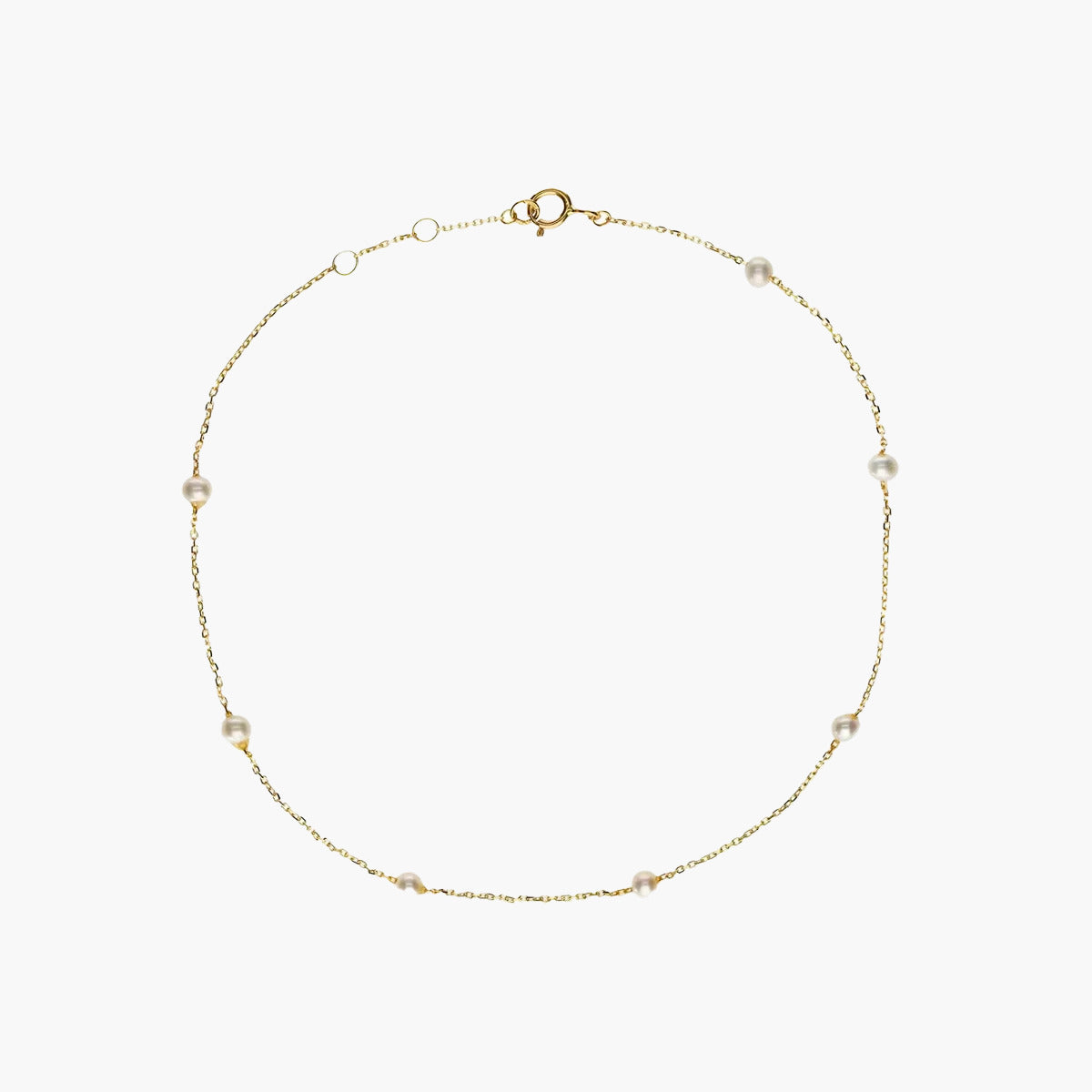 Tobillera de oro 18K 23 cm