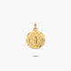 Medalla Virgen de Pilar de oro 18K 18 mm