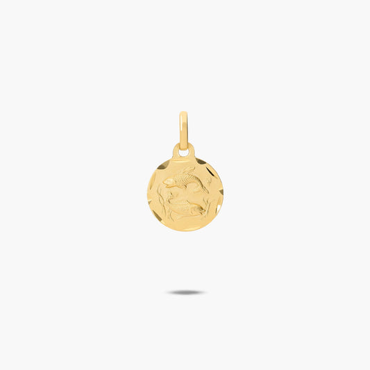 Colgante de oro 18K Piscis ZODIAC