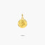Colgante de oro 18K Virgo ZODIAC