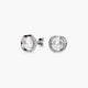 Pendientes de plata 1ª ley con perlas y circonitas 10 mm