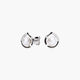 Pendientes forma lágrima de plata 1ª ley con perlas y circonitas 10 mm