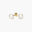 Pendientes de oro 18K con perlas 6 mm