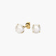 Pendientes de oro 18K con perlas 6 mm