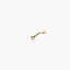 Piercing de nariz de oro 18K bola 10 mm
