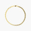 Pulsera de oro 18K tigre diamantado 19 cm