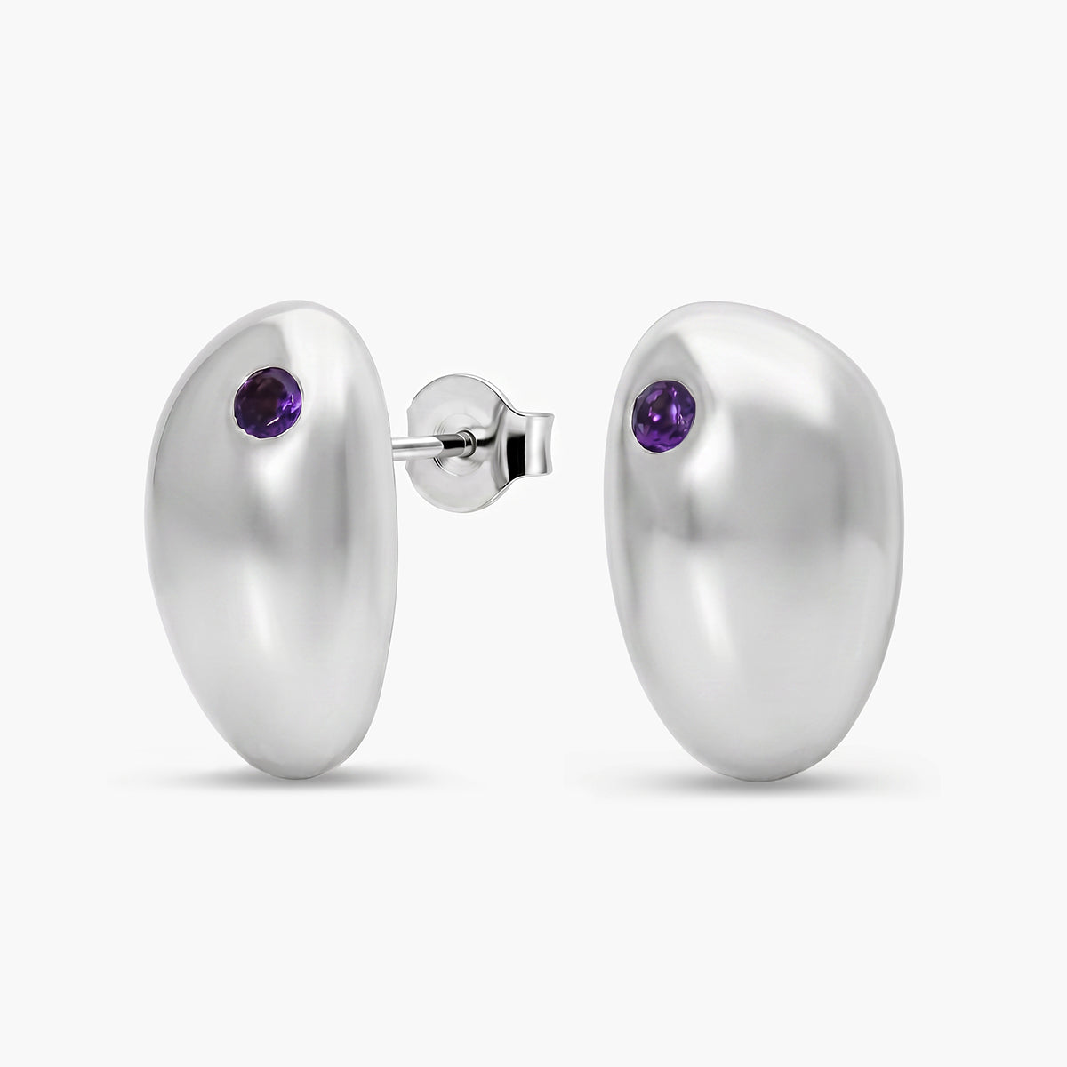 Pendientes plata primera ley