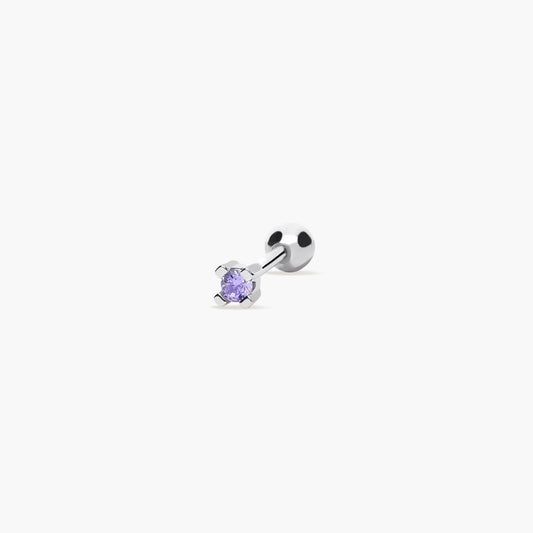 Piercing oreja plata primera ley