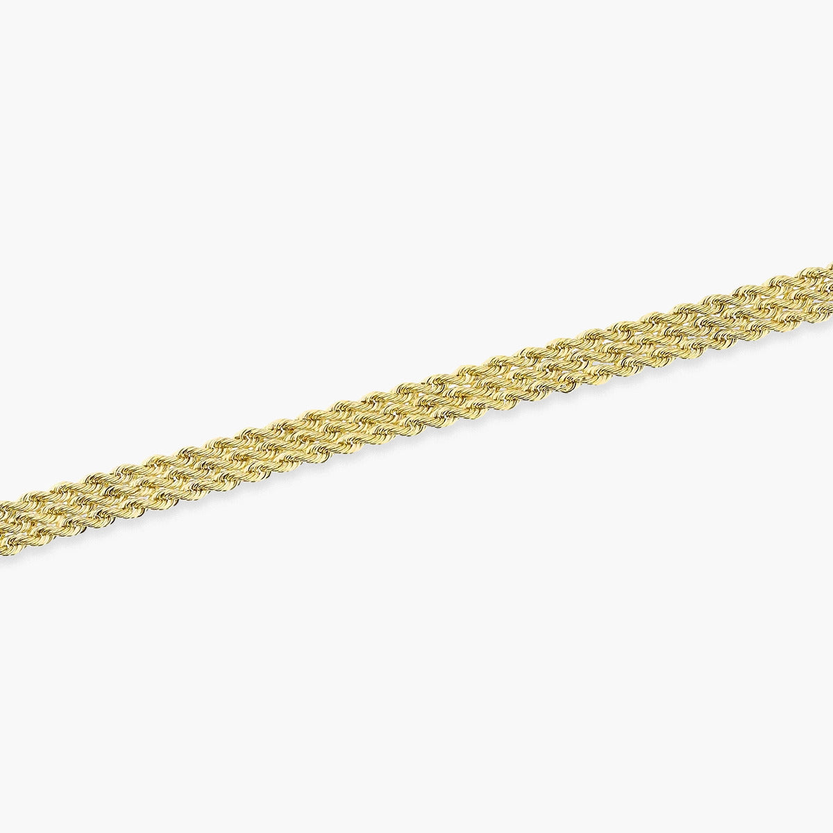 Pulsera de oro 18K 19 cm DOUBLE ROPE