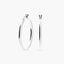 Pendientes de aro de plata 1ª ley 30 mm