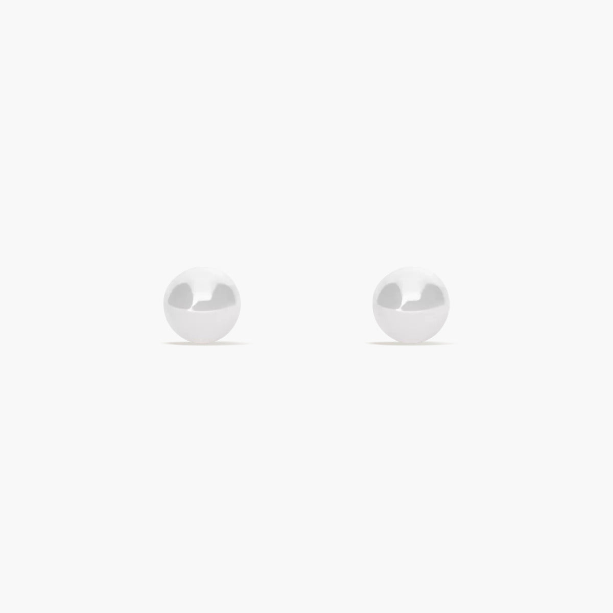 Pendientes de plata 1ª ley con perlas 6 mm