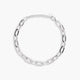 Pulsera de plata 1ª ley circonitas eslabón oval 18-21 cm