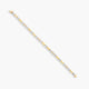 Pulsera diamante natural 0.07 ct. oro 18 quilates