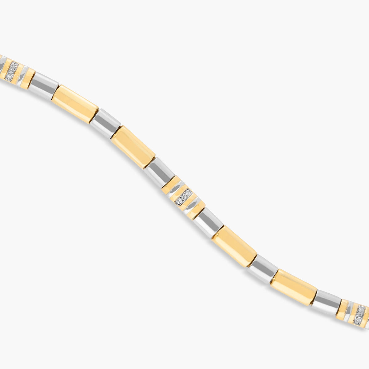 Pulsera diamante natural 0.07 ct. oro 18 quilates