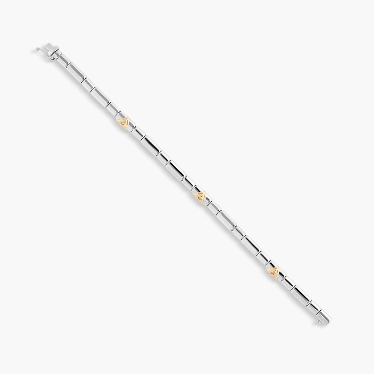 Pulsera diamante natural 0.02 ct. oro 18 quilates